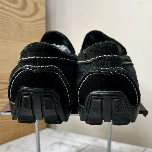 VTG Parade Womens Suede Leather Driving Loafers Stitching Preppy Old Money 7M - Picture 5 of 8